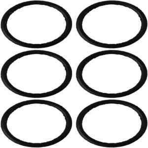 BQLZR 50피스 트럼펫 코넷 튜닝 슬라이드 고무 스톱 링 범퍼 스토퍼 O