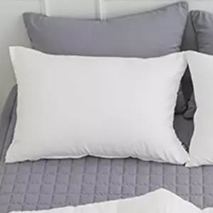 [셀러허브 1]해피니 딥슬립 워싱 베개커버 50x70cm (화이트) (베개솜 별매) (47513205)