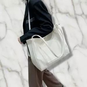 /신상오픈런 여성 대형 캔버스 일상용 숄더 토트백