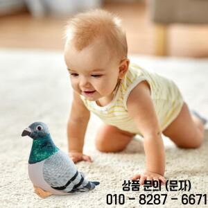 비둘기 봉제 인형 시뮬레이션 장식품 부드럽고 귀여운 피스 버드 동물 14세 이상 선물