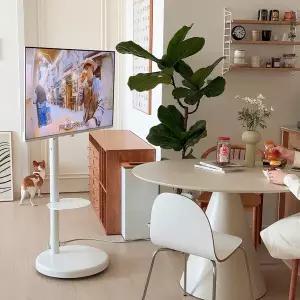 엔산마운트 엔텐바이미 이동형 티비 TV 거치대 스탠드 스텐드 삼탠바이미 M5 M7