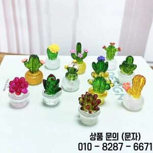 미니 선인장 인형 장식품 분재 마이크로 풍경 식물 다육 조각상 데스크탑
