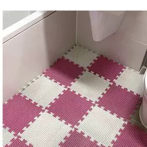 미끄럼방지 퍼즐 욕실매트 화장실 베란다 바닥 물때 방지 튜브 조립 패드