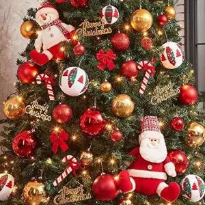 270cm 꼬깔 산타 장식세트 크리스마스트리 오너먼트-WD4376A