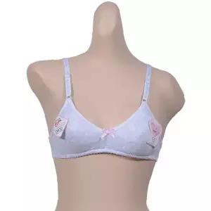 항균 탈취 나노실버 주니어 브라 A컵 2단계 성장기 소녀 노와이어 편안한 착용감