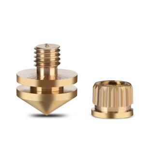 8개 구리 스피커 서스펜션 스파이크 아이솔레이션 스탠드 고급 도금 풋 베이스 패드 하이파이 및