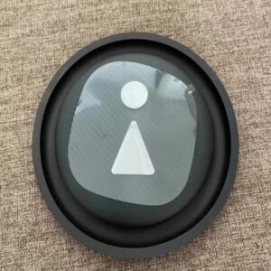 JBL 호환 Boombox2 ND 스피커의  1PCS 블랙 혼 진동 필름 패시브 디스크 플레이트