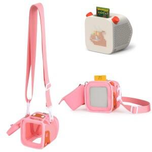 Yoto Player 3rd Gen3 용 어깨 끈 천 스킨 커버 세척 가능 운반 가방 충격 방지 안티 드롭 보호 슬리브 케