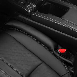 범용 카시트 갭 필러 부드러운 누수 방지 패딩 PU 가죽 패드 플러그 스페이서 자동차 스타일링 장식 액세서