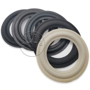 2x2.5 인치 스피커 폼/천 접힌 가장자리 링 라우드 우퍼 수리 서라운드 서클 교체 부품 63-69mm/2.48-2.72