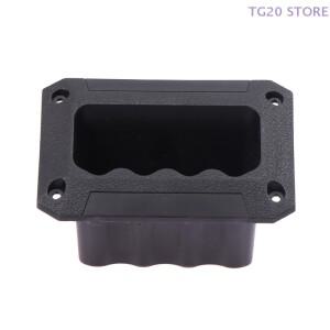 1개 스피커 사이드 핸들 앰프 케이스 기타 블랙 플라스틱 교체용 내구성 있는 사운드 캐비닛용