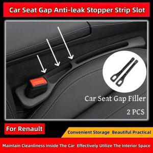 Renault Clio Koleos 용 2Pcs  QM6 Vel Satis 자동차 좌석 갭 필러 간 틈새 상자 가방 스트립 액세서리