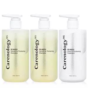 레미디 볼륨 탈모완화 샴푸 2개+트리트먼트 1개 3종세트/카페인 탈모케어/비