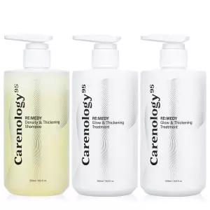 레미디 볼륨 탈모완화 트리트먼트 2개+샴푸 1개 3종세트/카페인 탈모케어/비