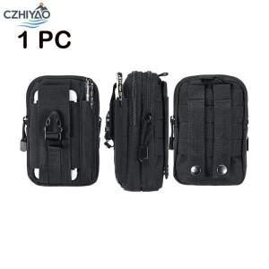 CZHIYAO 허리 폰 가죽 케이스 벨트 가방 여행 하이킹 등산용 범용 스마트 호환폰 도구 포켓