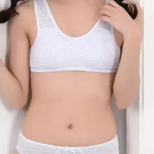 항균 나노실버 쟈가드 무봉제 노와이어 주니어 스포츠 브라 1단계 성장기 소녀