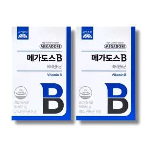 고려은단 메가도스B 비타민B군 850mg 60정 2박스_WB