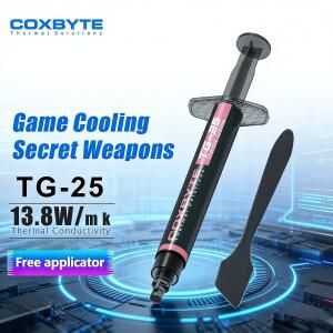 13.8W/mk Coxbyte TG-25 서멀 페이스트 GPU 컴퓨터 라디에이터  실리콘 그리스 냉각용
