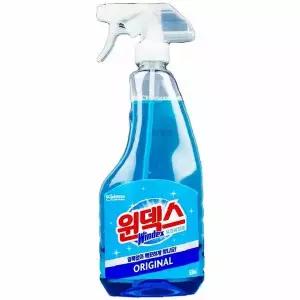 유리 세정제 500ml 오리지날 창문 거울 닦기 스프레이 가정용 사무실용 청소