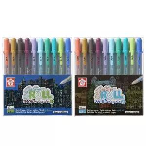 사쿠라 볼펜 문라이트 싸인펜 겔리롤 컬러 제브라 스케치북