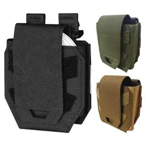 1-3개 묶음고리 홀더 야외용 허리 가방 몰리 파우치 케이스 범용 홀스터 퀵 릴리스 표준 커프스 (조끼용)