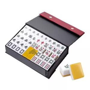 일본 마작 세트 고급 보드게임 리치 박스 일본마작세트 마작패 테이블 여행 술자리 상자