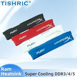 TISHRIC 컴퓨터 메모리 쿨러 라디에이터 알루미늄 합금 RAM 방열판(열 패드 포함) DDR2 Ram 냉각 조끼