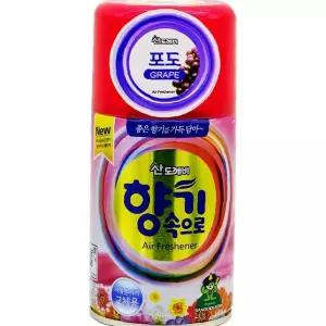 과일 향 에어 미스트 290ml 포도향 실내 공기 정화 탈취 겸용 거실 주방