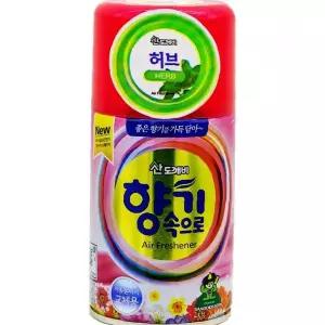 허브 향기 실내 분무제 290ml 허브향 공기 정화 탈취 효과 침실 거실 화장실용