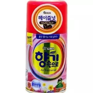 고소한 향 룸 프레셔 290ml 헤이즐넛향 실내 공기 개선 탈취 겸용 거실 주방용