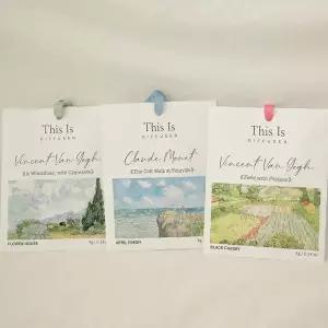 종이 방향제 유칼립투스 스파 향 옷장 서랍 화장실 현관 실내 공간 편안한 힐링