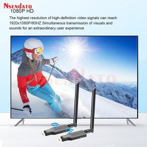 1080P HDMI 무선 연장기 비디오 송수신기 50m 디스플레이 TV 스틱 동글 (PS4 카메라 PC-TV 연결용)