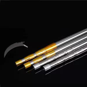 수초제거기 낚시 과일따기 10m 막대 포함) 과수원 금박 스텐 기둥(후크 잔디