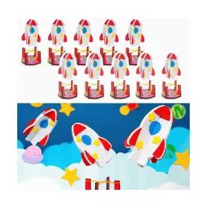 10개 배송비X 고무줄 로켓만들기 과학놀이