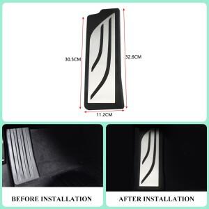 BMW 3 시리즈 G20 2020 - LHD 차량용 발받침 페달 패드 커버 스테인리스 +플라스틱 액세서리