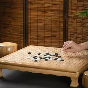 고급 대나무 바둑판 단지 대나무 바둑알 선물용 대추나무 정통