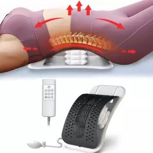 2 in 1 전동 및 수동 등받이 스트레칭 기기 에어백 기능으로 허리 마사지 가능