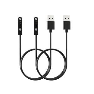 [미국배송] PLAUD NOTE PRO AI 음성 녹음기용 자기 USB 충전 케이블용 UYRUEL [2팩] 4핀 코드 충전기 내마모성 및 내구성.