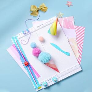 종이 절단 페이지 분할 팔찌 제작  폼폼 태슬 사용되는 다기능 1개.