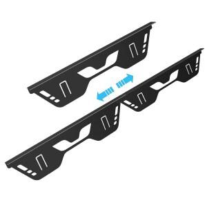 스테인리스 스틸 스토브 틈새 커버 측면 카운터 주방용 오븐 트림 레인지 13 27 5인치 가드 길이 2팩 키트 검은색 충전재