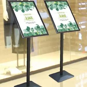 안내판 거치대 철제 스탠드 매장 홍보 광고 게시판 A3 A2 사이즈 바닥형