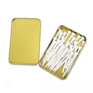 골프연습 우드티 50p 휴대케이스 세트형 필드용 플라스틱 보관함포함