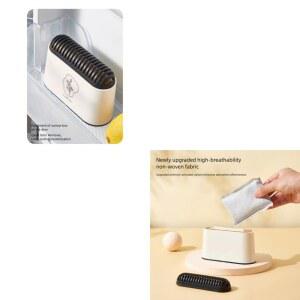 냄새를 흡수하고 신선한 공기를 유지하기 위해 효율적인 냉장고 2개 옷장용 탈취제 숯을 활용하는 주방