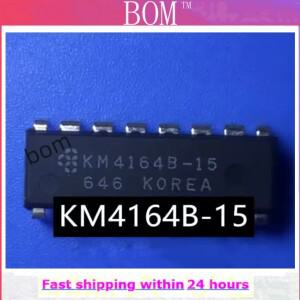 10개/몫 4164 KM4164B DIP16 64K x 1 비트 동적 RAM 및 페이지 모드 칩