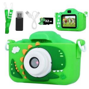 [미국배송] 용 공룡 디지털 카메라 업그레이드: 3-12 남아용 듀얼 렌즈 장난감 - 1080P HD 셀카 비디오 9세 크리스마스 생일 선물 3 4 5 6 7 8세용