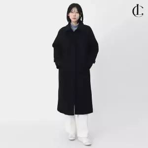 엘케이트 여자 겨울 캐주얼 아우터 싱글 버튼 자켓 롱 스트랩 벨트 코트 LOLT003