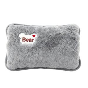 털장식 충전식 보온 물주머니 핫팩 찜질NSB334