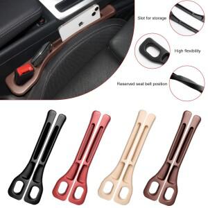 2개입 자동차 시트 틈새 필러 측면 심 플러그 스트립 누수 방지 필링 모든 차종 지갑 휴대폰 거치대 액세서