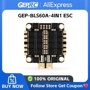 GEPRC GEP-BLS60A-4IN1 ESC 50A Dshot 150/300/600 프로토콜/ 3-6S 리포 입력 13.7g DIY RC FPV 쿼드콥터