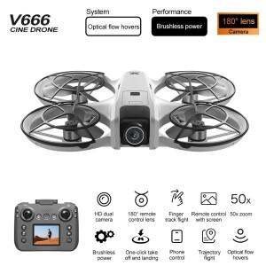 8K 전문 WIFI 5G Dron 장애물 회피 브러시리스 고도 헤드리스 모드 RC Quadcopter 모터 용 V666 드론